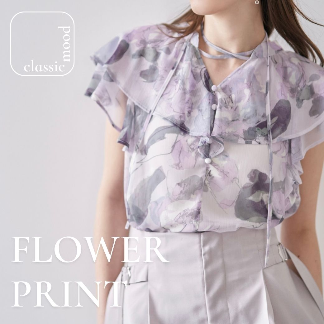 ストラ　stola.   花柄シアースカート Information｜Stola.（ストラ）公式通販サイト
