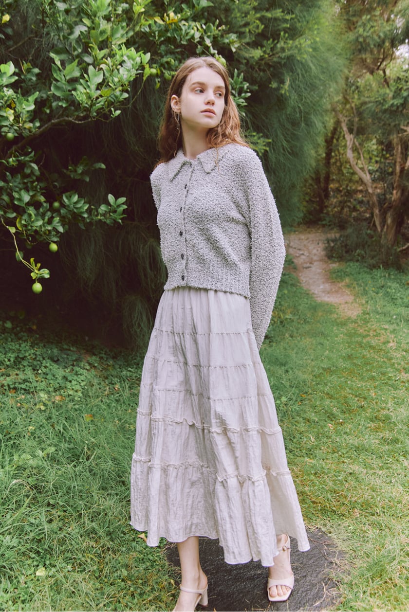 Airy Bloom Stola.2026 Spring Collection Style07