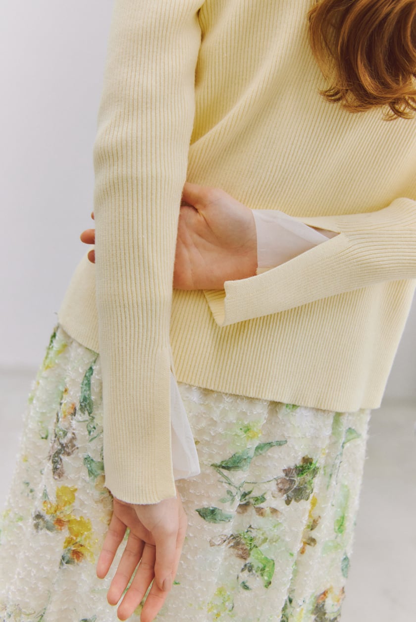 Airy Bloom Stola.2026 Spring Collection Style10