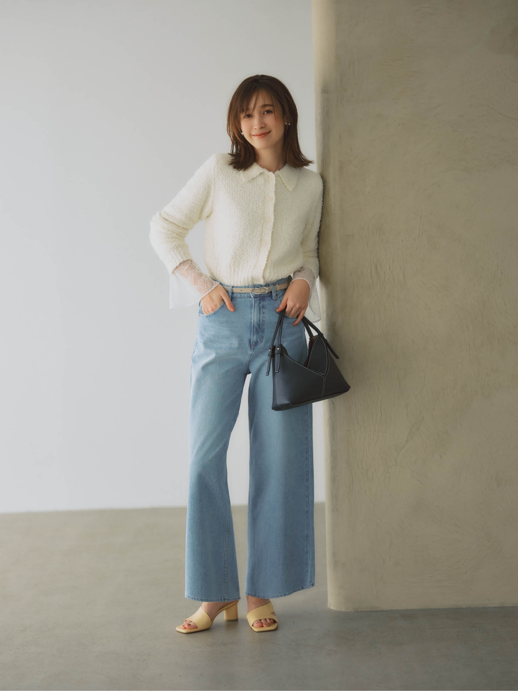 Airy Bloom Stola.2026 Spring Collection Style01