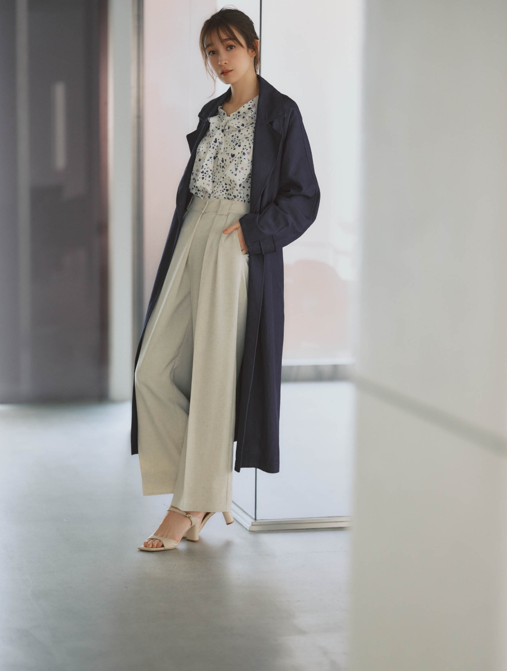 Airy Bloom Stola.2026 Spring Collection Style05