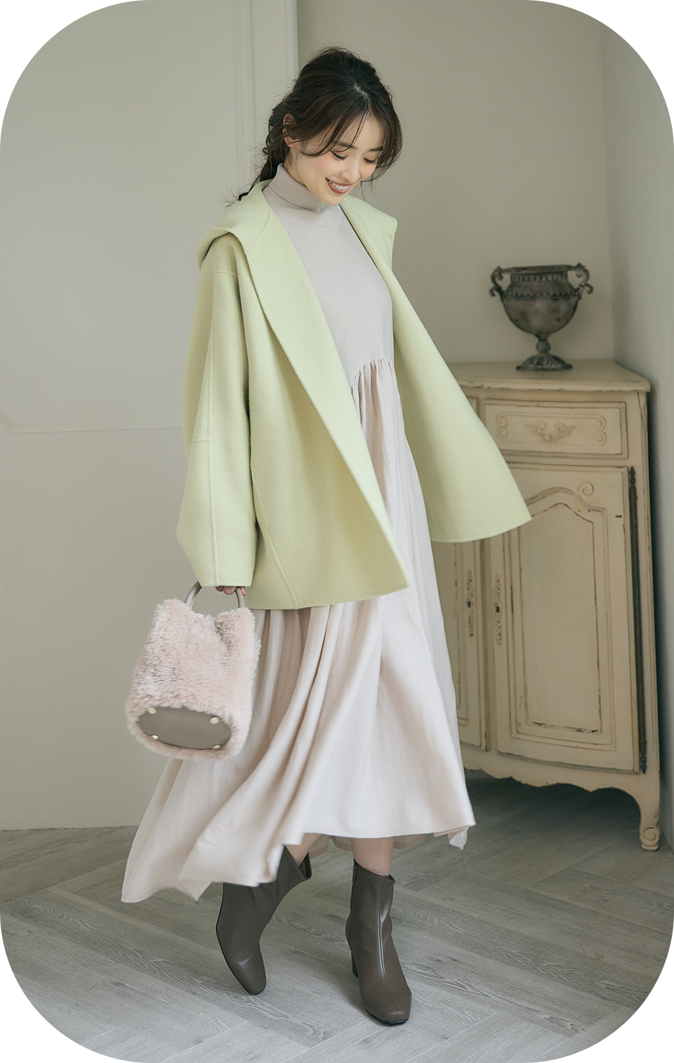Wooded Rever Coat