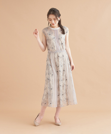 レース羽織付き催事ワンピース Stola ストラ 公式通販サイト