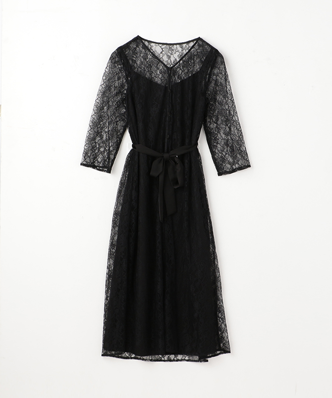 レース羽織付き催事ワンピース Stola ストラ 公式通販サイト