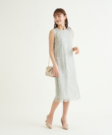 レース チュール重ね着催事ワンピース Stola ストラ 公式通販サイト