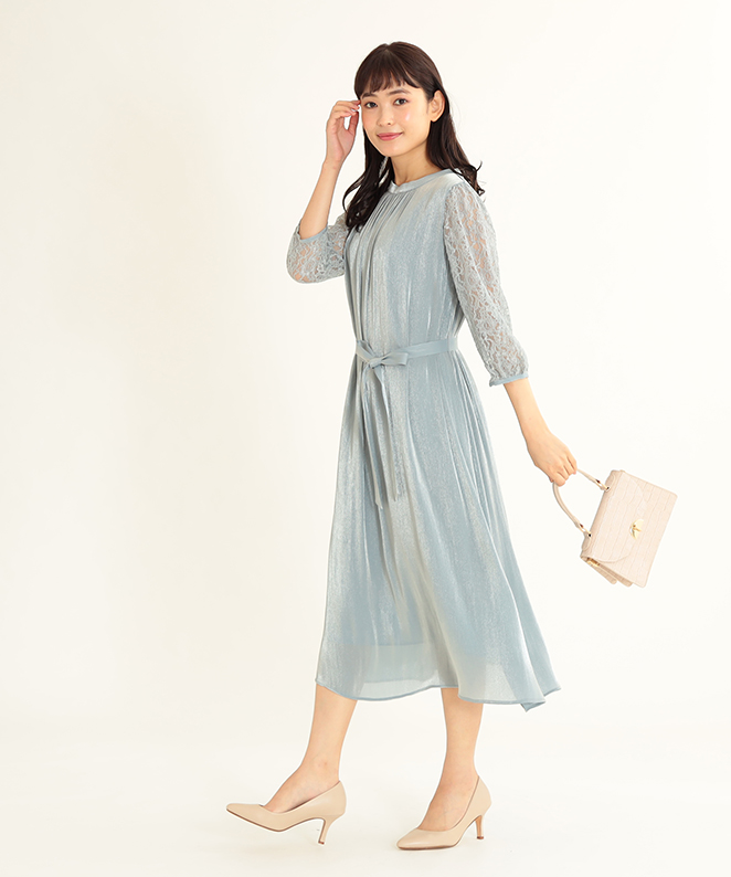 楊柳シャンブレーワンピース Stola ストラ 公式通販サイト