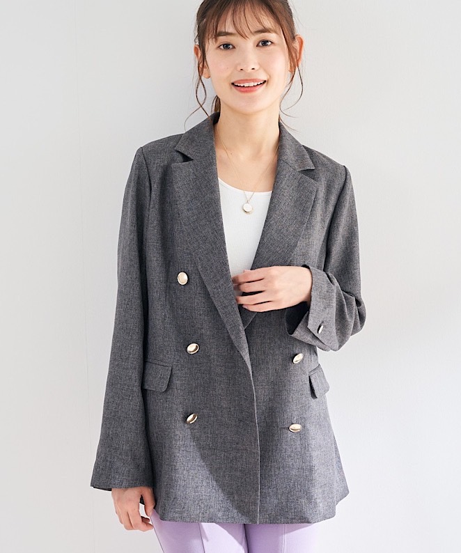 stola（ストラ）ダブルブレストジャケット テーラードジャケット 日本買蔵