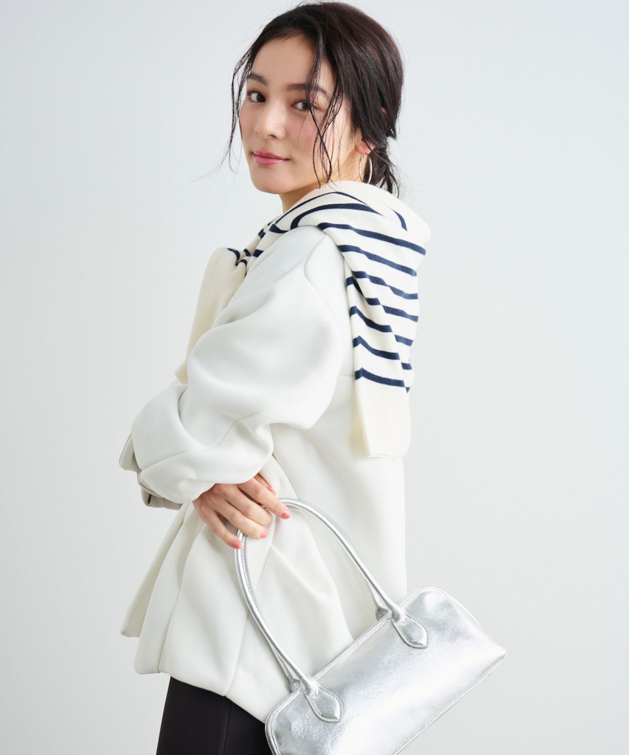 ミラノリブドルマンスリーブニットプルオーバー｜Stola.（ストラ）公式