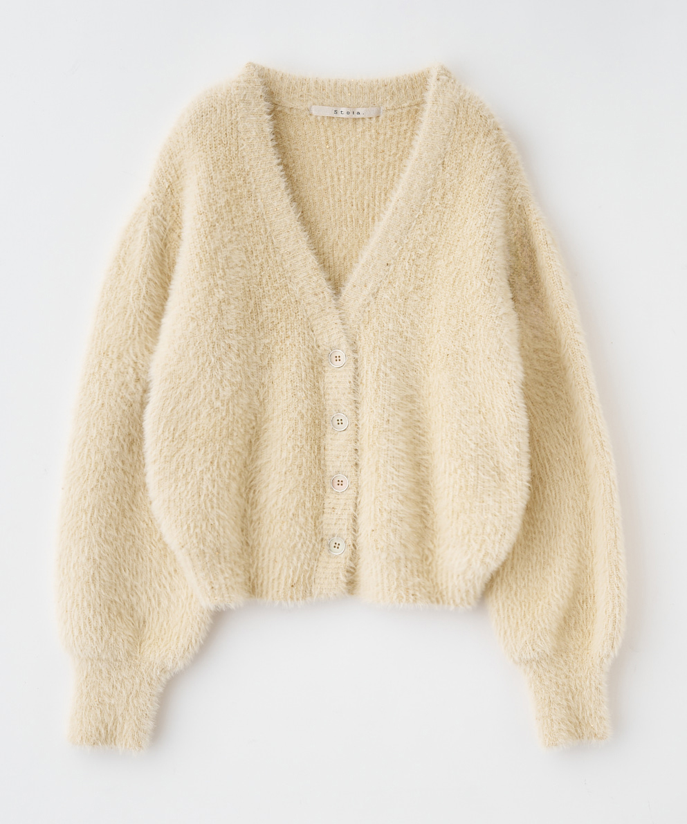 23区新品未使用スパンコールニット カーディガンサイズ38 スパンコールニット カーディガン / 23区 S | ファッション通販