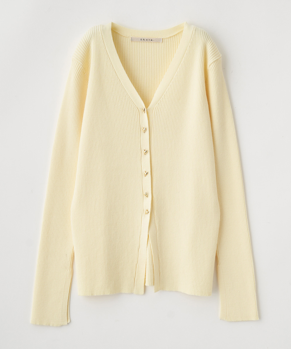ハート釦ニットカーディガン｜Stola.（ストラ）公式通販サイト